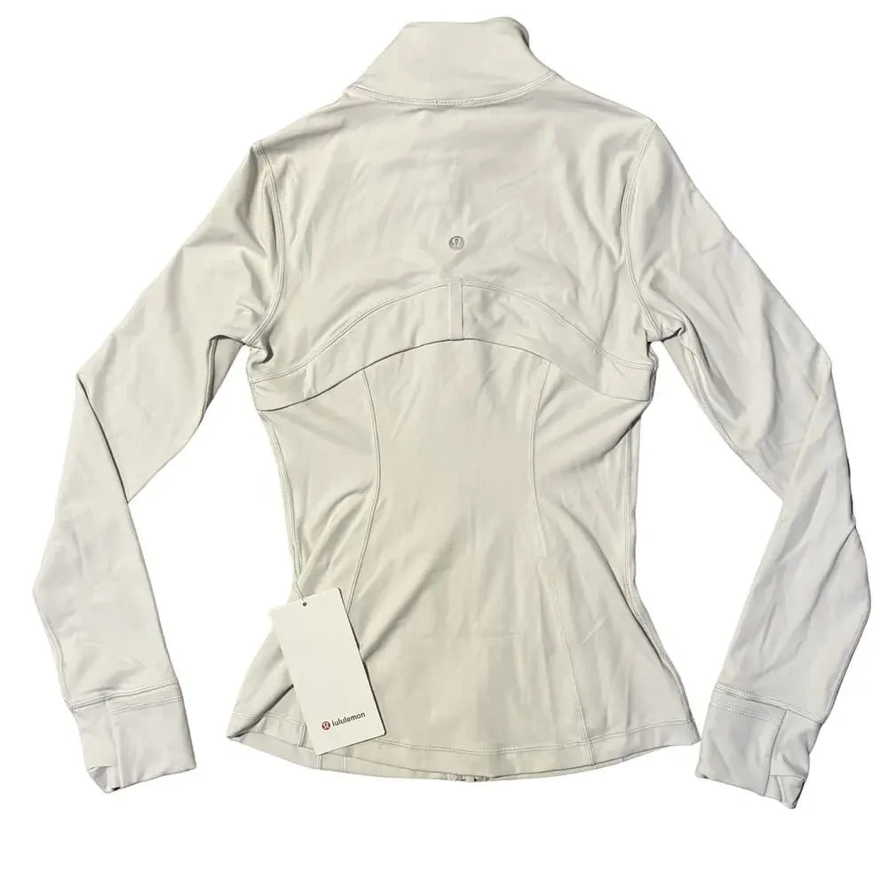 NWT Lululemon Define Jacket Nulu MD Size 4 Bone 🤍 Sold Out & Stretchy Fit - Picture 5 of 7